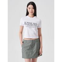 8Seconds Cotton Spandex Graphic Crop T-Shirt White (324742Gy11) White/Free