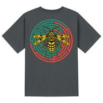 Khan 6312 Ktg0031 Bumblebee Maze Short Sleeve T-Shirt - Gray Gray/L