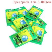 50pcs New Clip on Useful Dark Glow Stick Lightstick Fishing Float Fluorescent Light 50pcs type1 (3.0x25mm)
