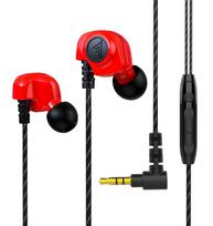 QKZ SK5 In-ear Ausinės Hifi Kabinamos ant ausies Bėgimui Sunkus Bosas Mobiliojo Telefono Linijos Valdymas Muzikai su Mikrofonu Ausinės raudona