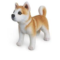 Imituotas Akita Dog pliušinės lėlės užpildymo griebtuvas lėlės augintinio kompanionas 25 cm 30 cm vaikiška mergina dovana 25cm