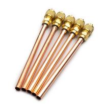 5Pcs/Set Air Conditioner Refrigeration Access Valves Copper Tube Filling Parts 5pcs