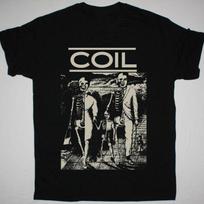 Vtg COIL Band Music Lover Heavy Cotton Black All Size Unisex Shirt BL216 3XL