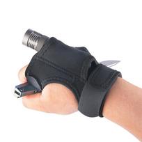 Nardymo Led Žibintuvėlio Laikiklis Po Vandeniu Minkštas Elastingas Neoprenas Rankos Montavimas Riešo Dirželis Reguliuojama Pirštinė black