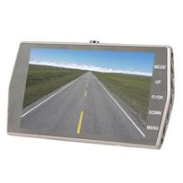 Automobilio vaizdo registratorius DVR 4 colių IPS ekranas 170 laipsnių plataus kampo dvigubi objektyvai 1080P Universalus Juodas