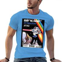 ZX Spectrum Jet Pac T-Shirt hippie clothes anime tshirt mens t shirt S