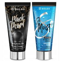 SOLEO JUODASIS PERLAS 150ml INTENSYVUS Įdegio Bronzantas + Įdegio Priežiūros Losjonas