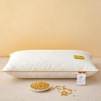 Soybean Fiber Pillow for Neck Support – Breathable, Comfortable Sleep Aid beige