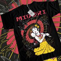 MIDORI THE CAMELLIA GIRL T-shirt Shojo Tsubaki Suehiro Maruo Anime Tee All Size Unisex T-Shirt XXXL