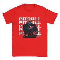 Men Women Pitbull Tour 2026  Shirt Pure Cotton Graphic Tee Shirts  Clothing Outfits S