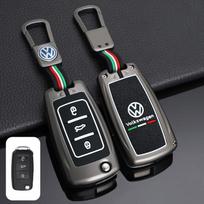VOLKSWAGEN VW Cinko Lydinio Silikono Gelio Automobilio Raktų Dėklas Dangtelis Volkswagen VW Polo Golf Passat Tiguan Beetle Caddy T5 Up Eos Raktui