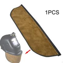 Helmet Bib Flame Resistant Neck Guard Detachable Breathable Protector Wearproof PU Leather ruda