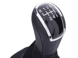 Skoda Fabia I 99-08 BLACK gear shift knob + 6-gear gaiter
