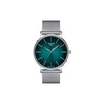 Tissot Quartz Movement 50M Water Resistant Watch 40Mm Green Dial Steel Case Steel Bracelet Men watches T143.410.11.091.00 Brand Selected Shopping Bag