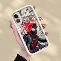 Cute Marvel Spider Men Case for iPhone 16e 13 12 11 Pro Max 17 Air XS Max XR 15 16 14 Plus Soft Shell iPhone 14 Pro