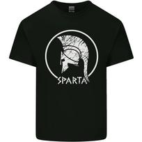 Gym Sparta Helmet Bodybuilding Training Kids T-Shirt Childrens S