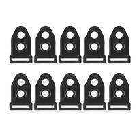 10 vnt. Lauko kempingo palapinės žemės tvirtinimo sąvaržėlės Smaigaliai Stulpeliai Kotai Kojelės Spaustukas Kempingo aksesuaras Palapinės stabilumo gerintojas 1 gray