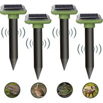 Mole Repellent 4pcs,solar Repellent For Moles,sonic Mole Deterrent Devices,ultrasonic Repellent For Gopherfor Outdoor Lawn Garden -CN-AA