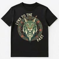 Lynx To The Past Retro Inspired Art Design Unisex T-Shirt XL