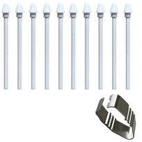 10PCS Stylus Pen Nibs Replace for Samsung Galaxy Tab S11/S11 Ultra Stylus with Pen Clip