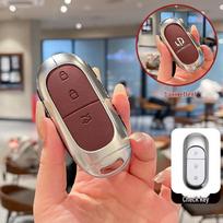 Leapmotor C11 & C01 Key Cover: Metal & Leather Shell, Fits 24-25 Models, with Buckle