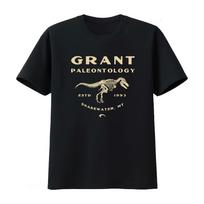 Grant Paleontology T Shirt Vintage Dinosaur Skeleton Print 1993 Estd Snakewater Unisexs Clothing Womens 2026 Summer New T Shirt S black