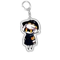 Game Murder Drones The Kid Cartoon Keychain HD Anime Plastic Acrylic Keyring Bag Tag Accessory Fans Gift 6 cm