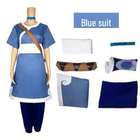 Katara Bumi Avatar Anime Cosplay Full Costume Set XL