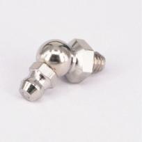 M5 M6 M8 M10 M12 M14 M16 1/8  BSPP 1/4  BSPP Male 45/90 Degree Stainless Steel Grease Zerk Nipple Fitting For grease gun (as the picture,M6x0.75)