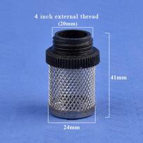 304 Nerūdijančio Plieno Filtras 20/25/32/40/47/58MM Sodo Laistymui Akvariumo Vandens Siurbliui Filtravimo Plastikinis Vyr. Sriegio Filtras