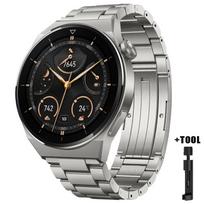 22mm Titanium Link Bracelet for Huawei Watch GT 4 46mm 3 pro Ultimate Correa Strap for Samsung galaxy 3 45mm Gear S3 Luxury Band for Huawei GT4 46mm
