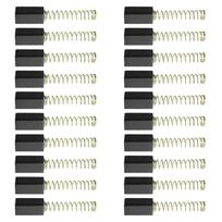 10Pieces Sewing Machine Carbon Brushes 5x5x12mm 250W Carbon Motor Brush Sewing Machine Replacement Part Accessories 1