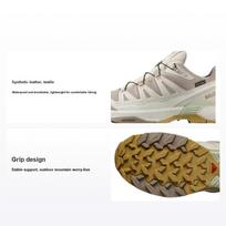 Salomon X Ultra 360 Fabric Synthetic Leather Edge Gore-Tex Comfortable Low-Top Hiking Shoes Women hiking shoes Light-Gray L47817000 40