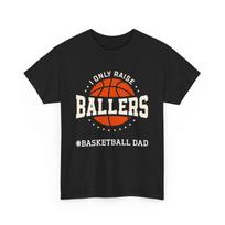 Basketball All Day Tee | Hoops Court Graphic Shirt | Sports Vibe S