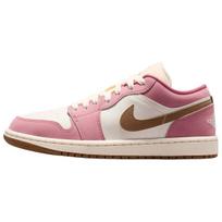 Air Jordan 1 Low Desert Berry Light British Tan Women Sneakers Pink Chalk Sail DC0774-609 35.5