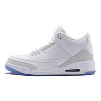 Jordan 3 Retro Pure White 2018 GS 398614-111 35.5 balta