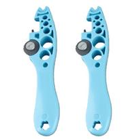 2Pcs Lightweight Ampoule Bottle Opener Grinding Wheel Ampoule Bottle Breaker  Clinic Use mėlyna
