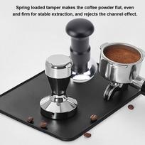 Stainless Steel Base Constant Pressure Tamper Coffee Grounds Tamper  For Home Use 51mm