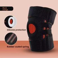 Generic Sports Knee Pads With Breathable Silicone And Nonslip Support For Running And Cycling oranžinė