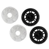 For Midea V12pro Robot Vacuum Mop Kit: Washable Microfiber Cloths & Quick Attach Cleaning Tools Home Appliance Parts China Mainland