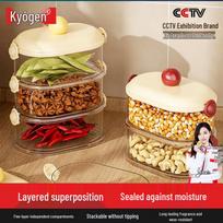 Sealed Divided Spice Storage Box