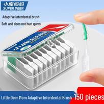 FAWNMUM Silicone Interdental Brushes for Braces (300 Count)