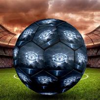 1pc Manchester Crest Size 5 Soccer Ball PVC Football Sports Matches Training Outdoor Games Beach Elastic Balls 07011 Size 5