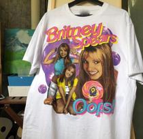 Britney Spears Oops Short Sleeve White All Size Men Women Classic Shirt XXXL