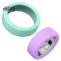 Comfortable Ring Protector 2 Pcs Silicone for Oura Ring5 Ultra-Thin Smart Sleeve Exercise Cover Scratch Resistant Waterproof All Round Daily M
