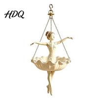 Succulents Hanging Pot Ballet Dancer Planter Cute Resin Ballerina Plant Pot Elegant Holder for Artistic Trailing Vines Spider Plants Planter