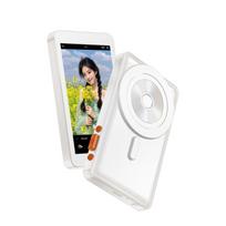 Vlog Selfie Monitor Screen Magnetic Wireless Back Camera Monitor for Photo/Vlog/Live Stream Smartphone TV Projector 1 balta