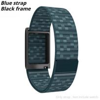 Sport Stretchable Wrist band Soft Nylon Solo Loop Band For Amazfit Helio Strap Adjustable Correa Helios Straps Amazfit Helio &Black mėlyna