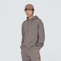 [Snowpeak] Land Pocket Hooded T-shirt Dark Khaki (S24FMFHD60) 105