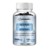 Highly concentrated Shilajit extract capsules—rich in minerals, antioxidant, supports metabolism and immune health; suitable for both men and women. 120